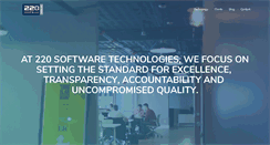 Desktop Screenshot of 220tech.co.in